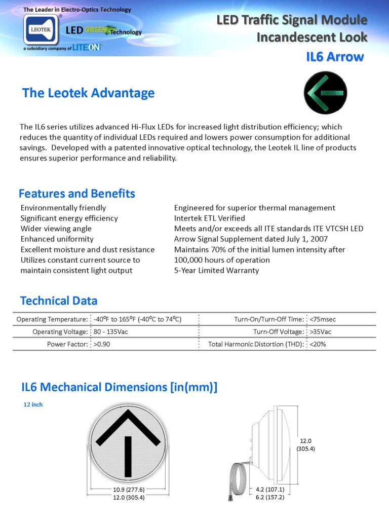 Leotek.IL6.Signal.Arrow.Spec.Sheet.V6-111711_Page_1
